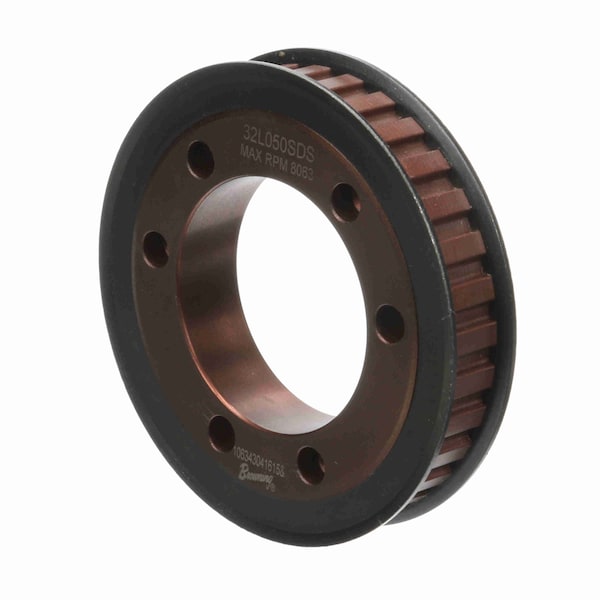 Steel Bushed Bore Gearbelt Pulley, 32L050SDS